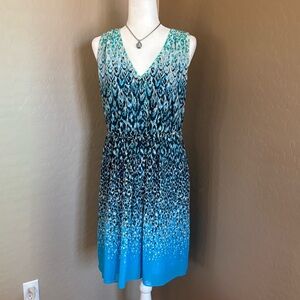 ANN TAYLOR 🩵 Animal Print Dress